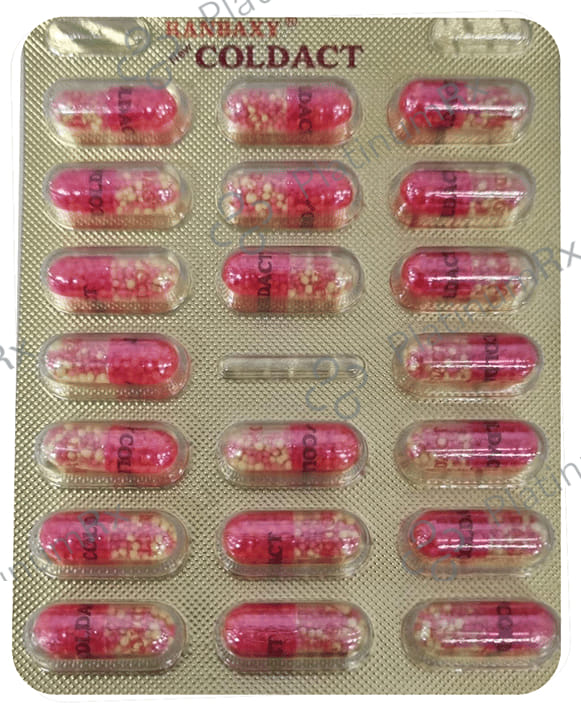 New Coldact 8/20mg Capsule 20s