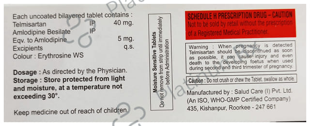 Teltoss AM 40mg/5mg Tablet
