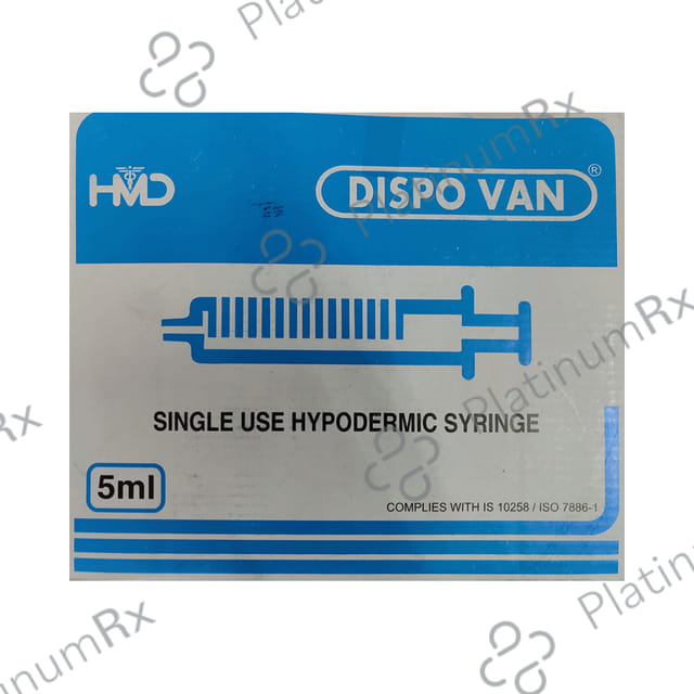 Dispovan Syringe Without Needle 5ml x 100