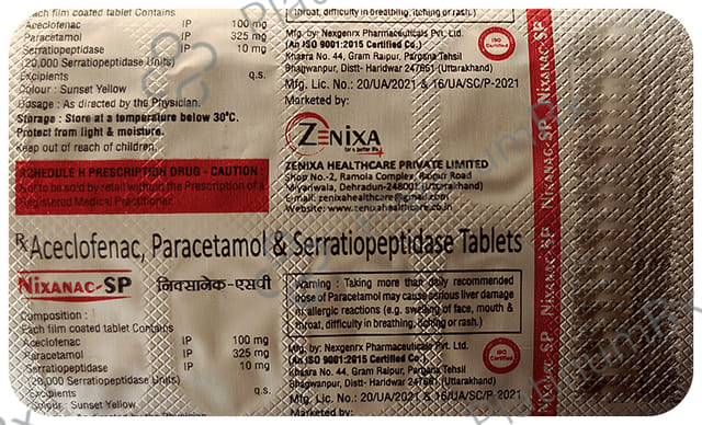 Nixanac-SP Tablet