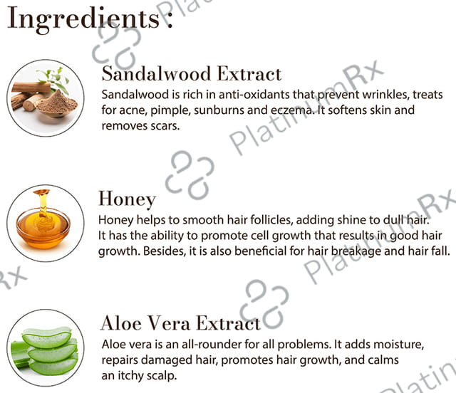 Vagad's Khadi Herbal Sandal & Honey Shampoo