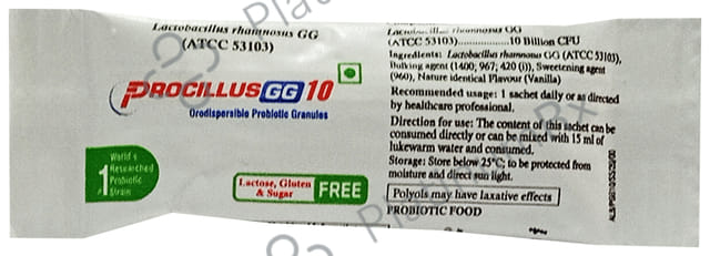 Procillus GG 10 Orodispersible Probiotic Granules Vanilla 10B 1s