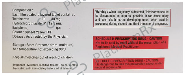 Acmetel H 12.5/40mg Tablet 10s