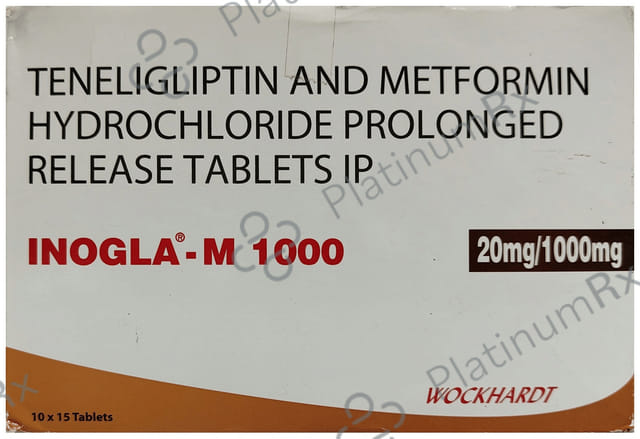Inogla M 1000 Tablet PR 1000/20mg 15s