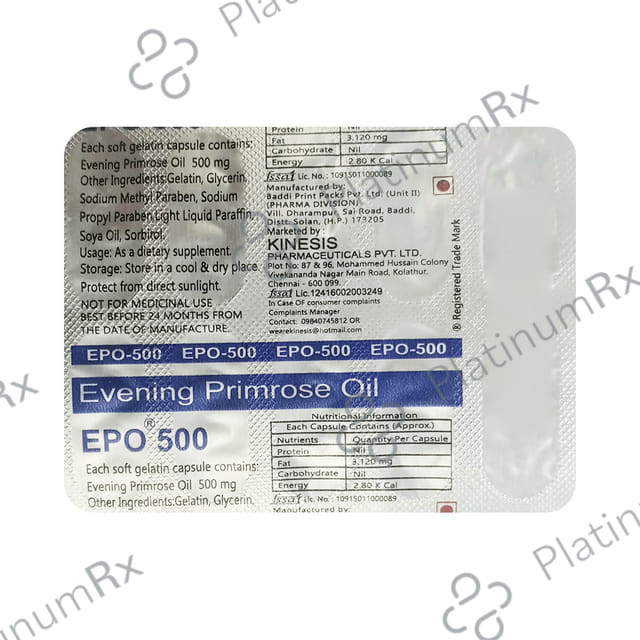Epo 500mg Capsule