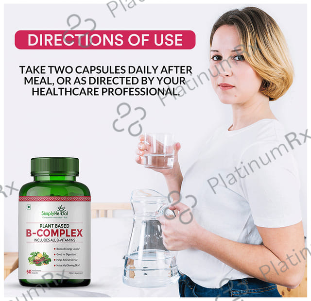 Simply Herbal Plant Based B Complex Capsule