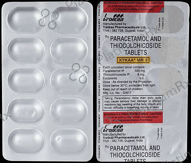 Xykaa MR 500/8mg Tablet 10s