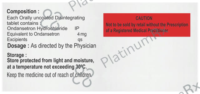 Vomivax 4mg Tablet MD 10s
