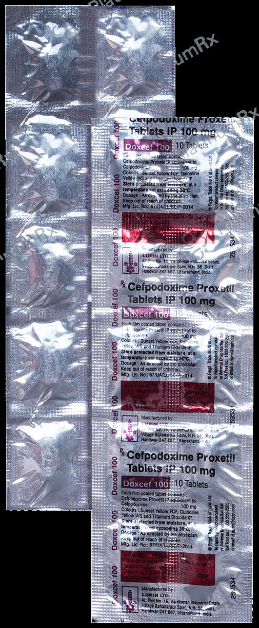 Doxcef 100mg Tablet 10s