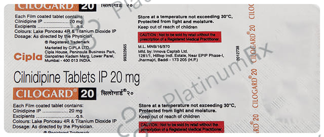 Cilogard 20 Tablet
