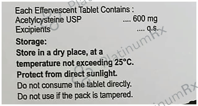 Muconol 600mg Effervescent Tablet