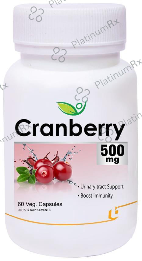 Biotrex Cranberry 500mg Veg Capsule