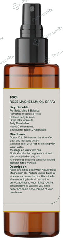 Natuur Rose Magnesium Oil