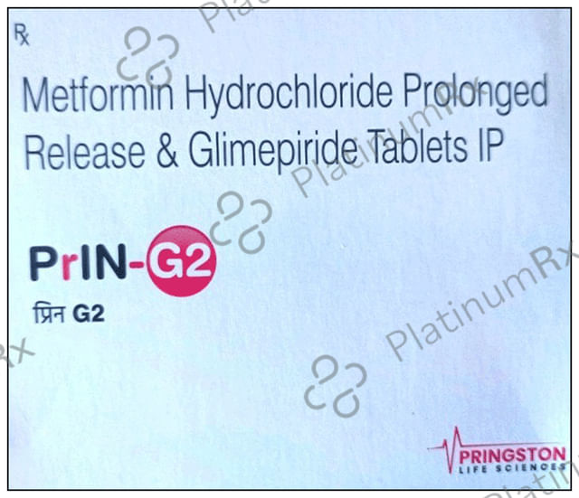 Prin G2/500mg Tablet PR 10s