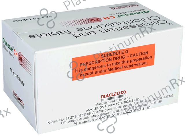 Olmesar CH 20 12.5/20mg Tablet 15s
