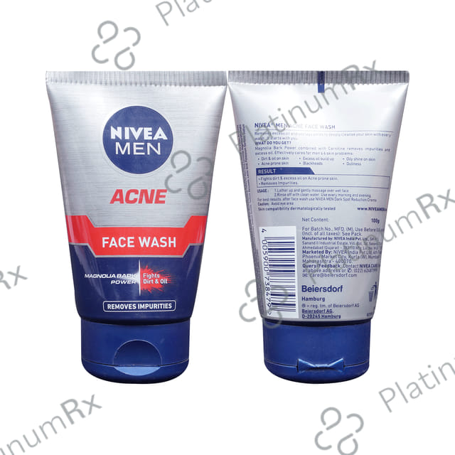 Nivea Nivea Men Acne Face Wash 100gm