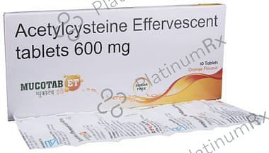 Mucotab ET Orange 600mg Tablet 10s