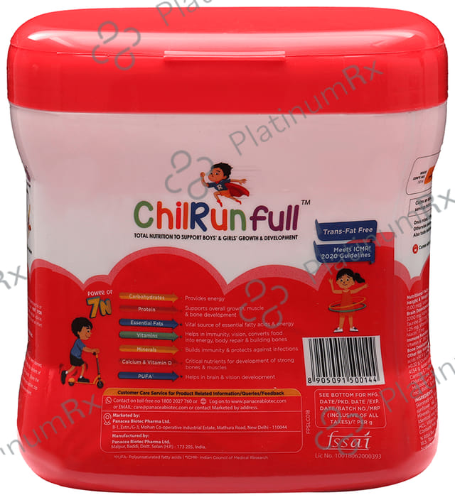 ChilRunfull 2+ Drink For Children’s Growth and Development Vanilla 200 gm