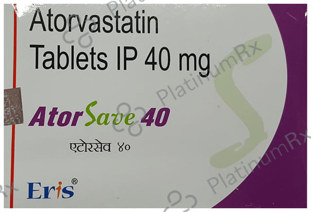 Atorsave 40mg Tablet 15s