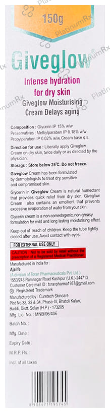 Giveglow Intense Hydration 150gm
