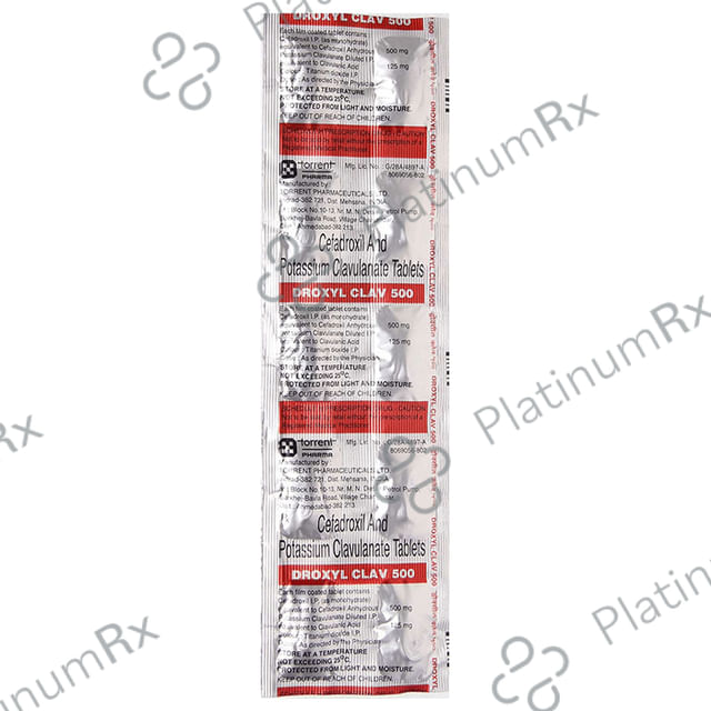 Droxyl Clav 500/125mg Tablet 10s