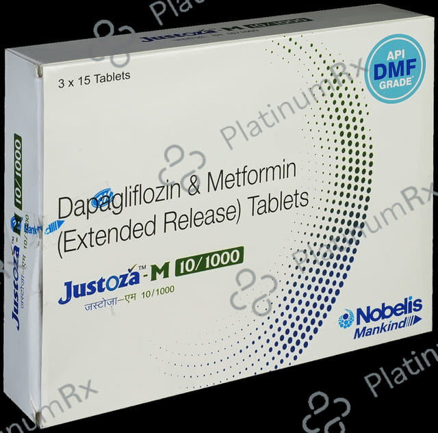 Justoza M 10/1000mg Tablet ER 15s