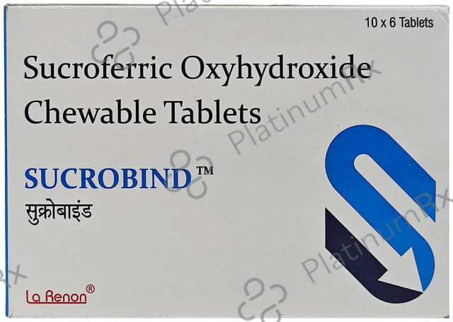 Sucrobind 500mg Chewable Tablet 6s