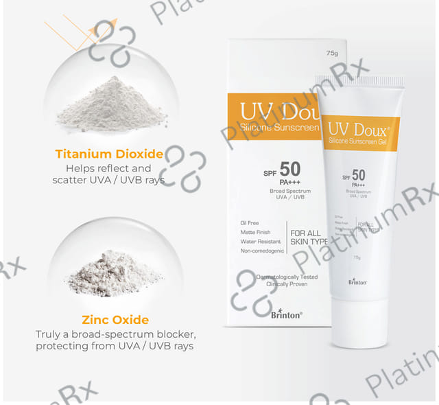 UV Doux Silicone Sunscreen SPF 50 Gel 75gm