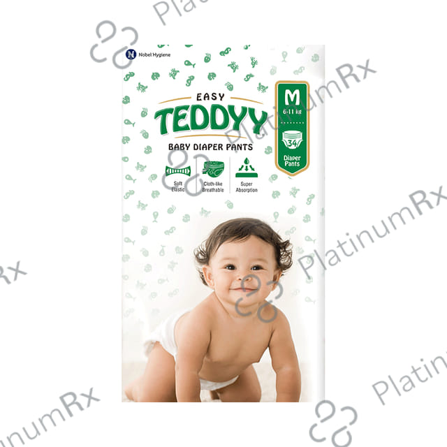 Teddyy Easy Baby Diaper Pants with Soft ElasticMedium 34s