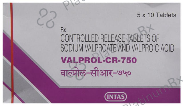 Valprol CR 750mg Tablet CR 10s