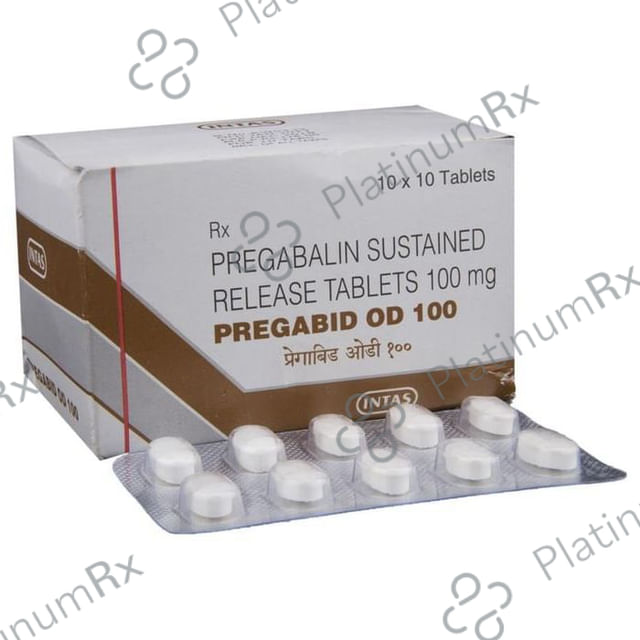 Pregabid OD 100mg Tablet SR 10s