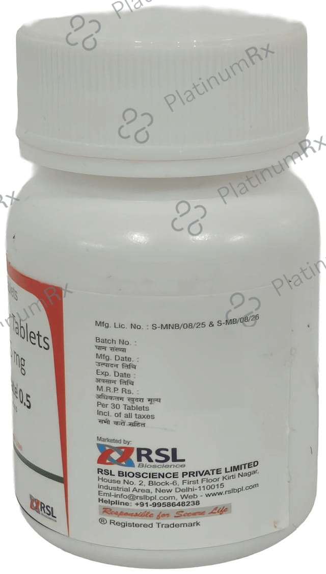 Entimate 0.5mg Tablet 30s