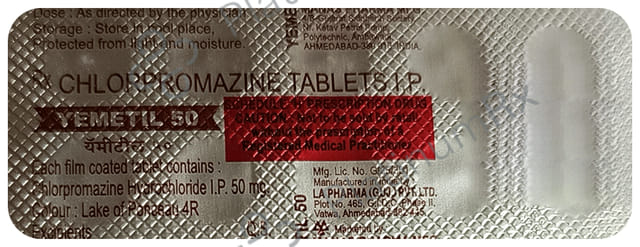 Yemetil 50mg Tablet