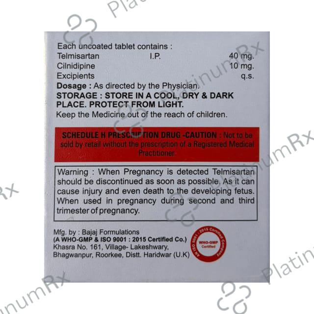Ptsar LN 10/40mg Tablet 15s