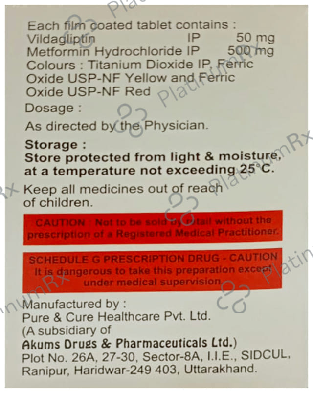 Gliptalex M 50/500mgTablet 15s