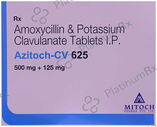 Azitoch CV 500/125mg Tablet 10s