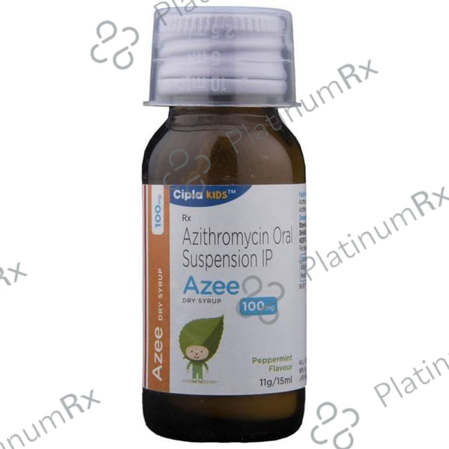 Azee 100mg Dry Syrup Peppermint 15ml