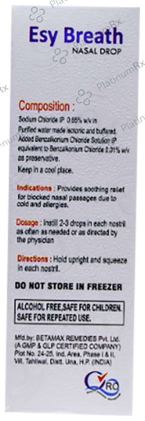 Esy Breath Nasal Drop