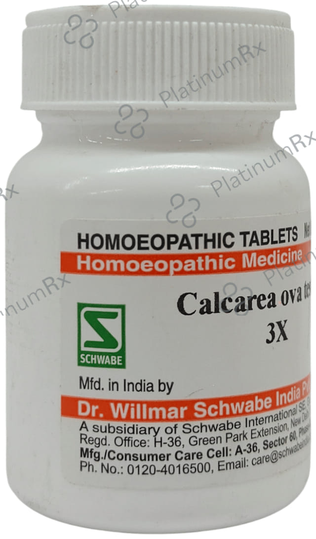Dr Willmar Schwabe India Calcarea Ova Testa Trituration Tablet 3X