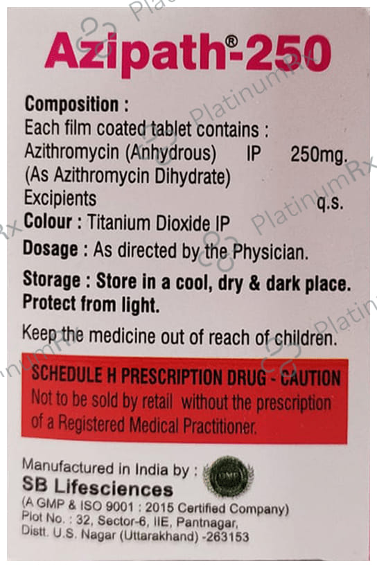 Azipath 250mg Tablet 6s