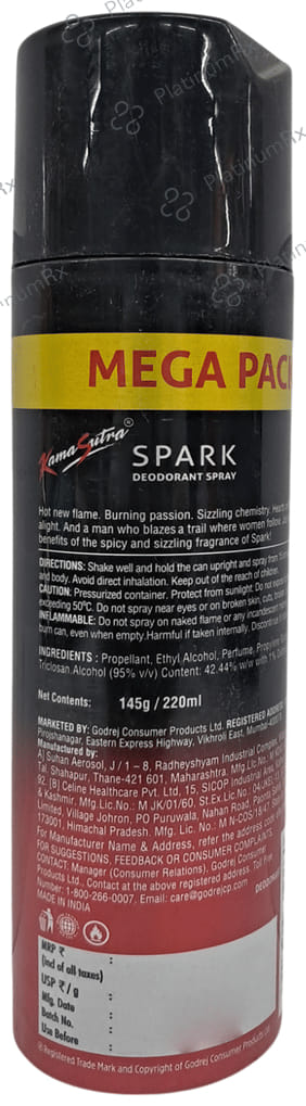 KamaSutra Spark Deodorant Spray Mega Pack