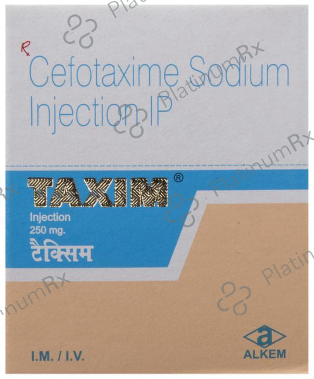 Taxim 250mg Injection 1ml
