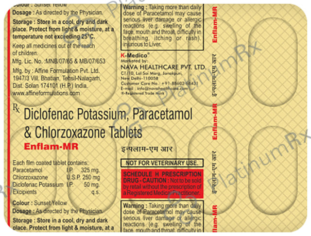 Enflam MR 250 mg/50 mg/325 mg Tablet 10s