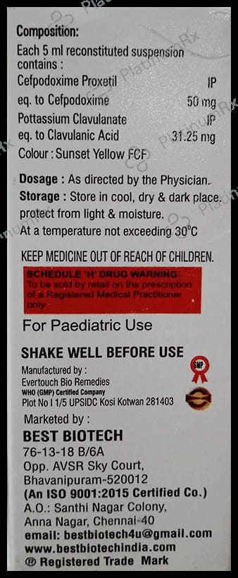 Hipod-CV 50 Dry Syrup