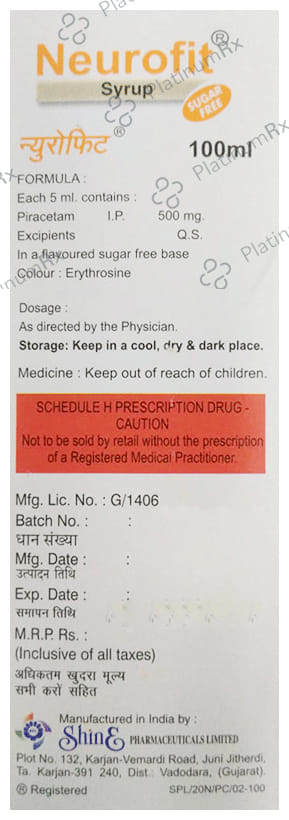 Neurofit Syrup 100 Syrup
