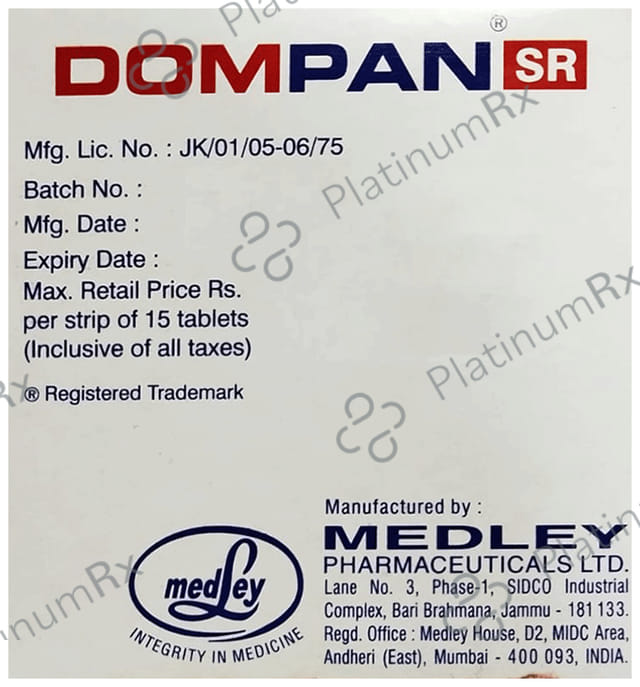 Dompan SR 30/40mg Tablet 15s