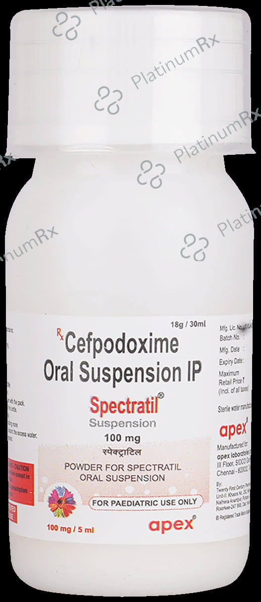 Spectratil 100mg/5ml Syrup