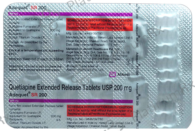 Adequet 200mg Tablet SR 10s