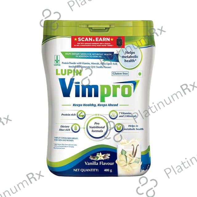 Vimpro Vanilla Powder 400gm