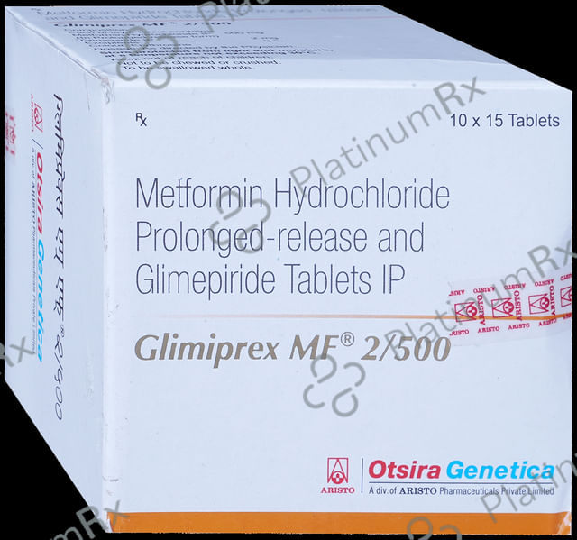 Glimiprex MF 2/500mg Tablet PR 15s